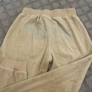 Tan juicy couture joggers size medium